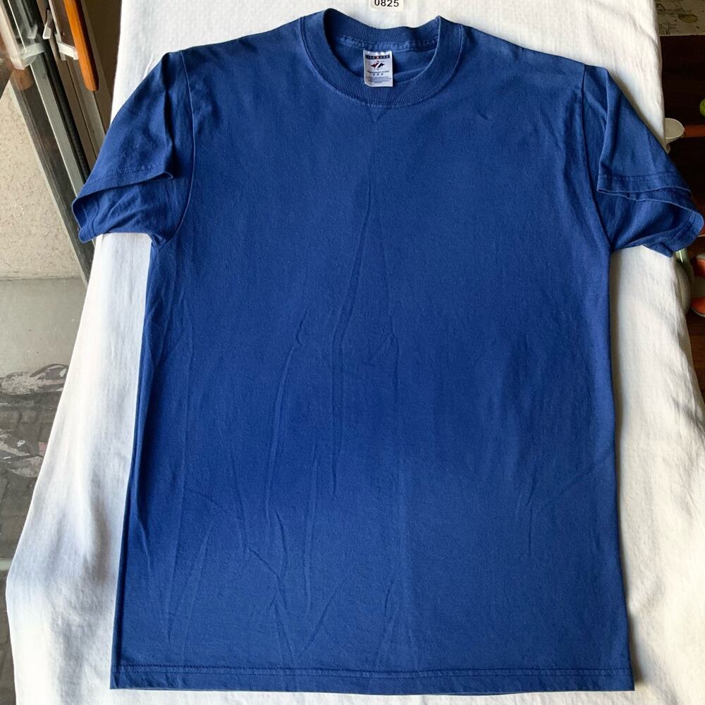 Jerzees Men’s Short Sleeve T-shirt size M, Solid Blue, HeavyWeight Blend